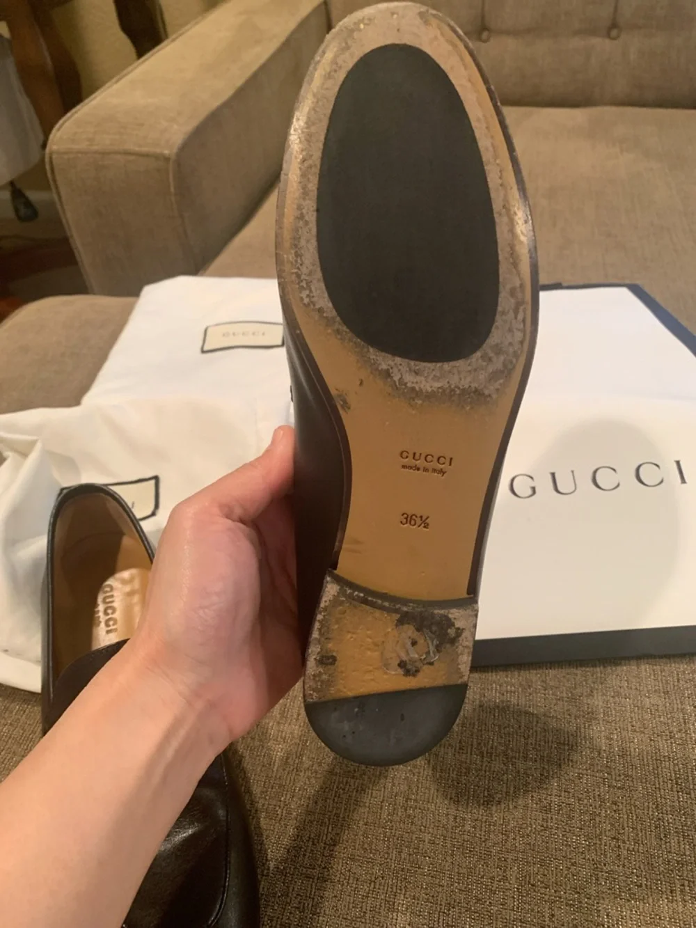 Women’s gucci Jordaan loafer - Picture 7 of 8